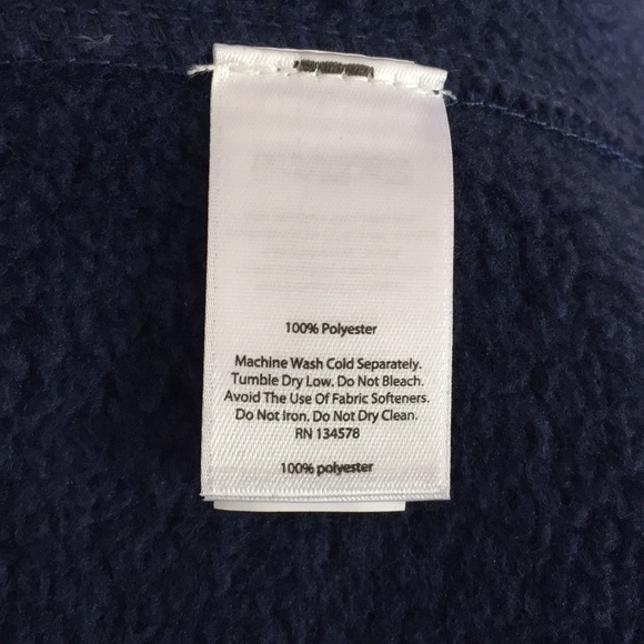 Vineyard Vines Sweater Fleece Vest Denim Blue - Picture 8 of 8